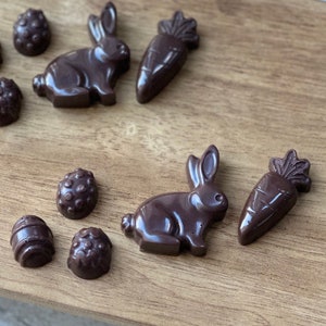 Fake Easter Chocolates, Bunny Chocolates, Easter Decor, Easter Sweets, Fake Chocolate, Easter Tier Tray Decor, Easter Pastel Chocolates