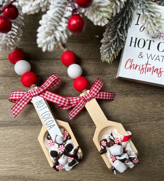 Hot Cocoa Scoop, Hot Chocolate, Hot Cocoa Bar Decor, Christmas Canister  Decor, Cocoa Canister, Tier Tray Decor