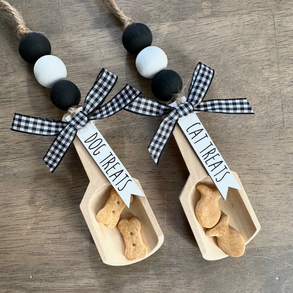 Pet Canister Scoop, Dog Treat Scoop for Canister, Cat Treat Scoop for Canister, Scoop for Rae Dunn Canister, Pet Lover, Four Legged Friends