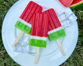 Watermelon Popsicle, Fake Popsicle, Fresh Watermelon, Watermelon Tray Decor, Summer Decor, Tier Tray Decor, Sweet Summer, Watermelon Slices