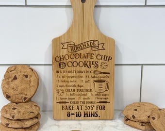 Mini Wood Chocolate Chip Cookies Recipe Cutting Board, Chocolate Chip Cookies Recipe, Cookies Tier Tray Decor, Everyday Farmhouse Kitchen