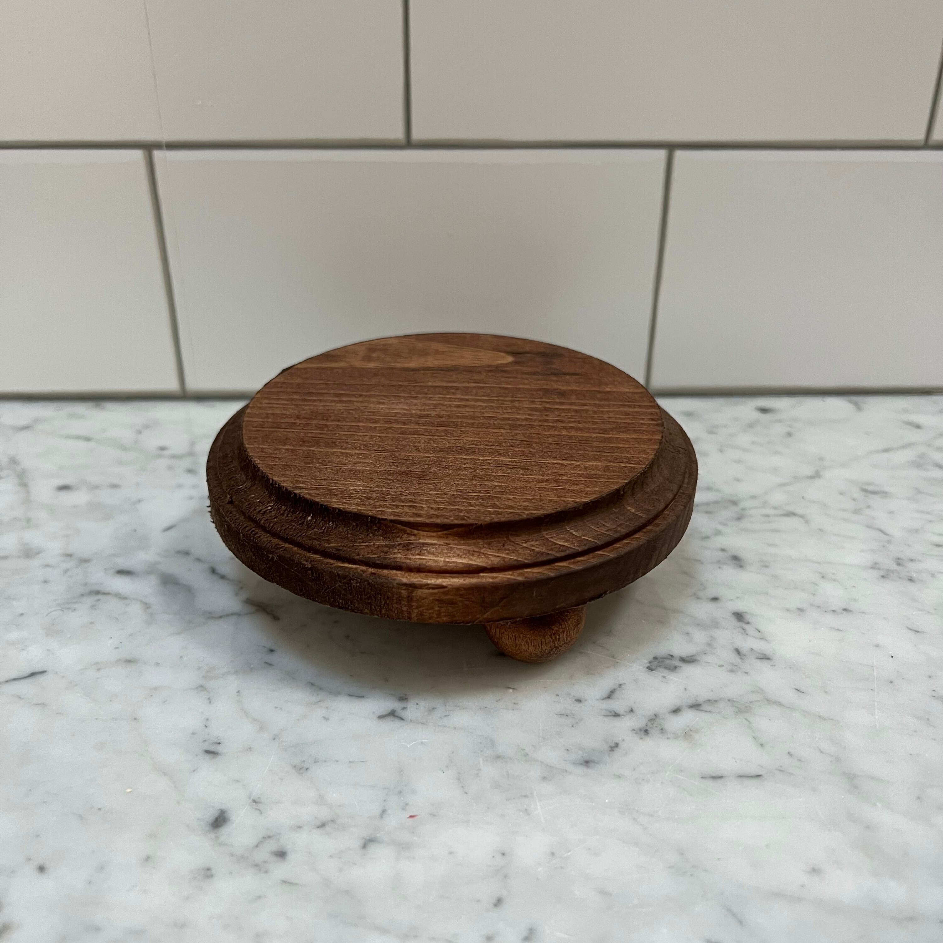 Mini Wood Round Riser, Mug Riser, Riser for Tier Tray, Farmhouse Decor ...