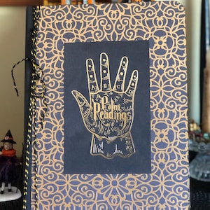 Palm Readings Halloween Notebook Journal Diary Spell Book Palmist Palmistry
