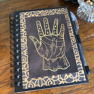Palmistry Palm Reading Halloween Palmist Notebook Journal
