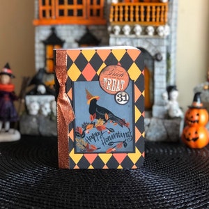 Bewitched Crow Small Halloween Notebook Journal