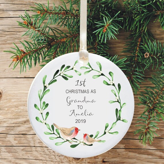 Personalised Christmas tree decoration