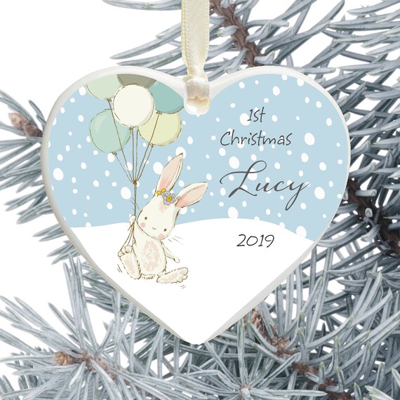 baby girl first christmas tree decoration
