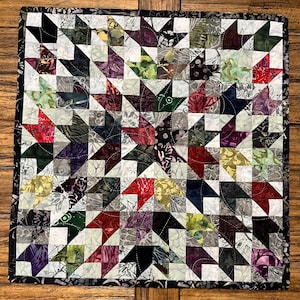Batiks Star Table Topper