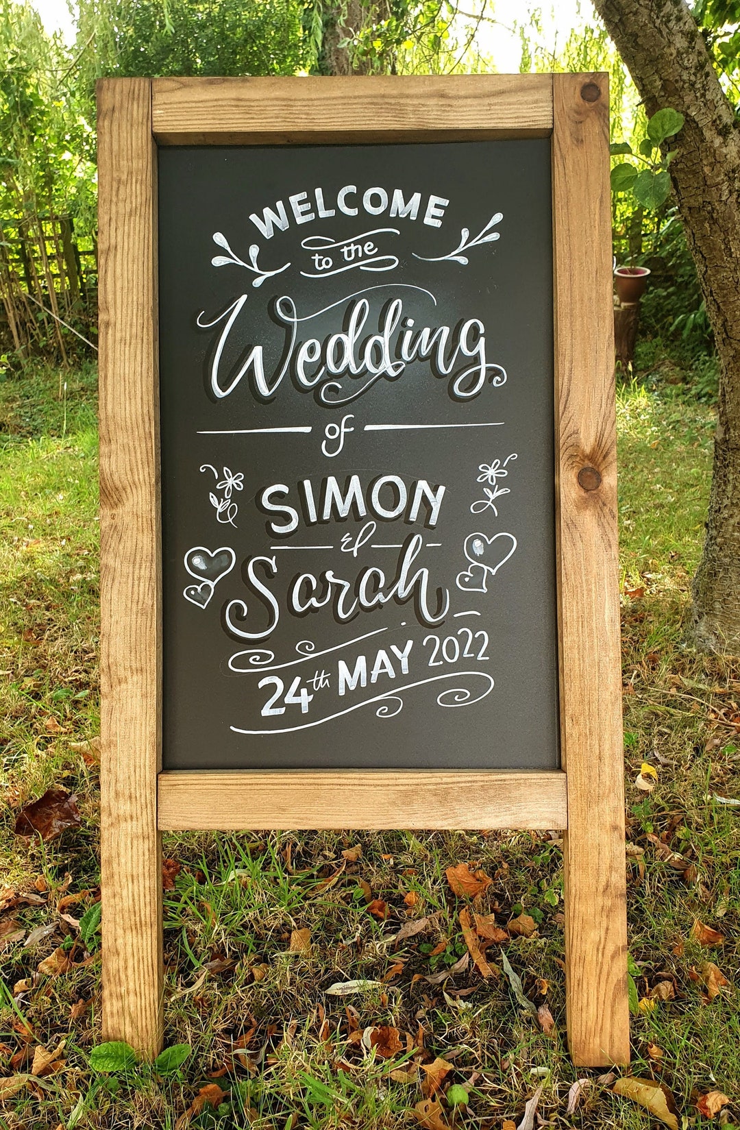 Wedding Chalkboards Medium Size Aboard Etsy UK