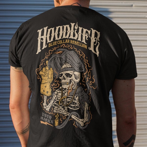 Welder "HoodLife" T-Shirt, Welder Hat, Welder Gift, Welder Life, Welder Wife, Pipeline, Welder Shirt, Welder Decal, Welder Hood, Tig Weld
