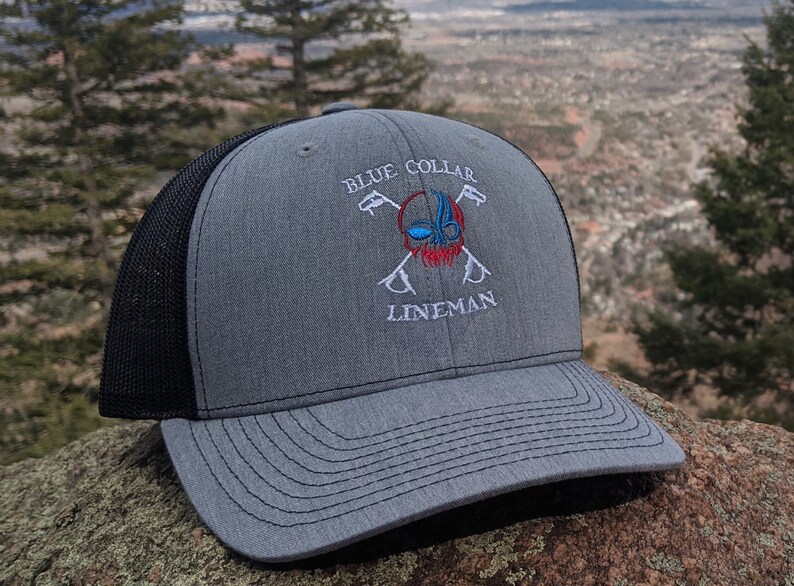 Richardson 112 Blue Collar Lineman Journeyman Lineman Hat Etsy