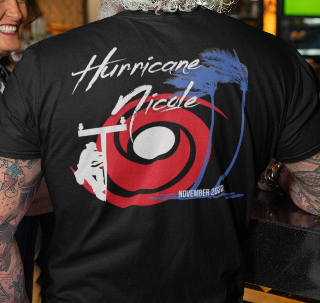 Storm T-shirt Hurricane Nicole Journeyman T-shirt Lineman - Etsy
