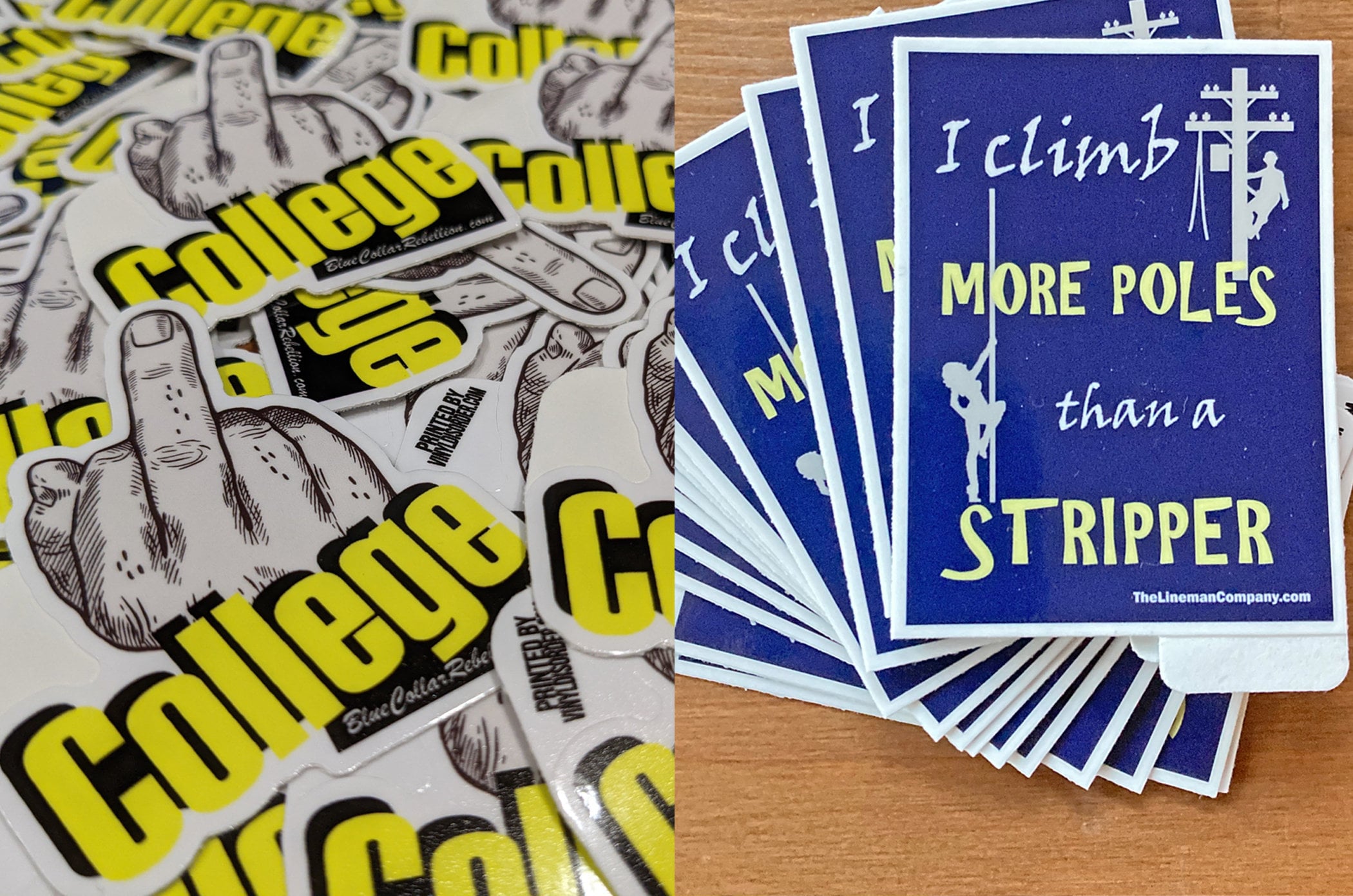 Sticker Line Men Lineman 13 for 25 USD Sticker Pack!, Lineman Sticker, Lineman Gift ...