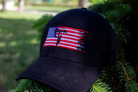 Lineman, American Flag, Flex Fit Hat, Linelife, Journeyman Lineman, Lineman  Gift