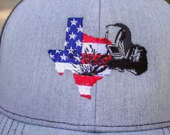 Welder 50 States Available 112 Mesh Back Hat, Welder, Welder Gift, Pipeline, Iron Worker