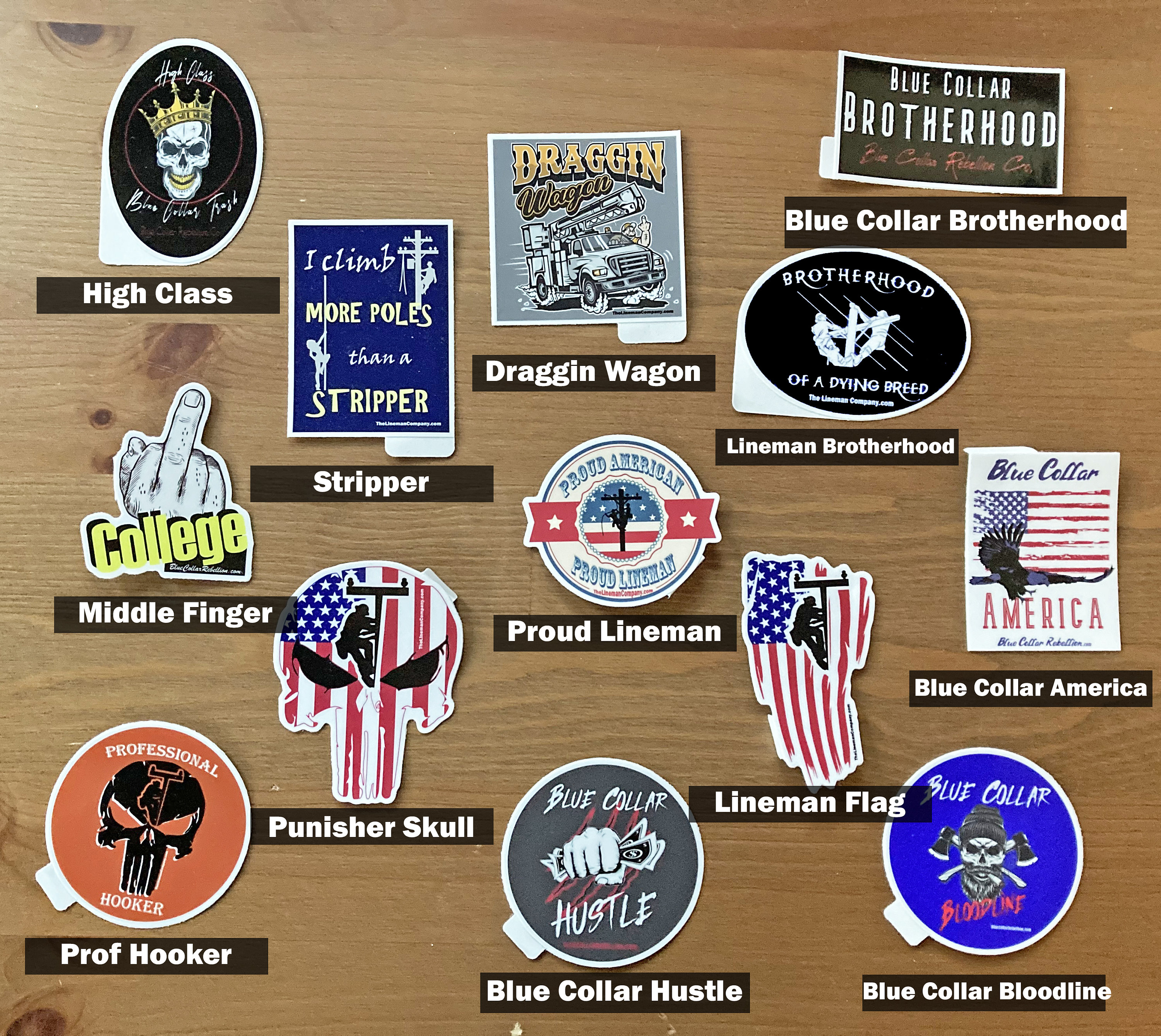 Line Man Sticker Good Lineman 13 for 25 USD Sticker Pack!, Lineman Sticker, Lineman Gift ...