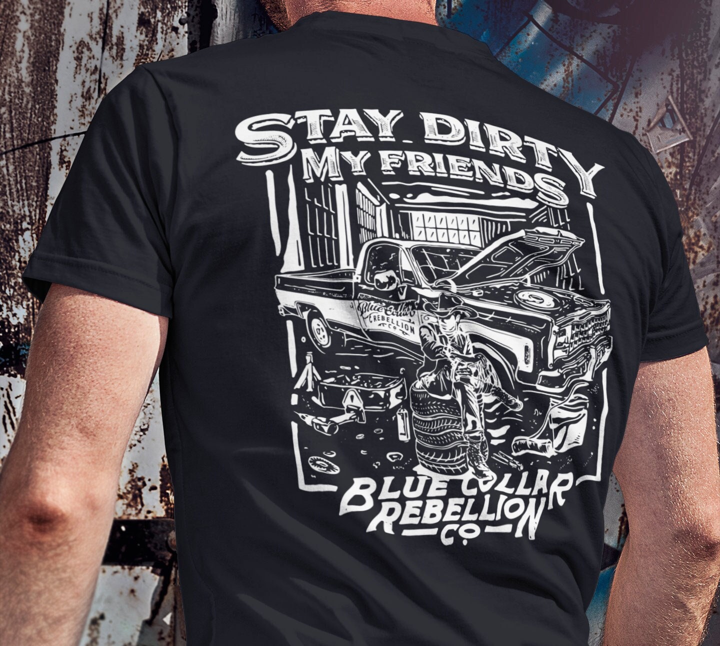 Stay Dirty My Friends T-shirt | Mechanic Gift | Auto Mechanic