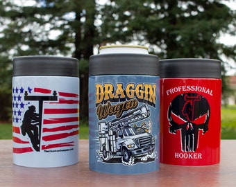 Lineman & Blue Collar Beer Can Sleeves, Journeyman Lineman, Lineman Gift, Linewife, Lineman Travel Mug, Lineman Coffee Mug, Lineman Shirt