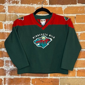 Outerstuff Youth NHL Minnesota Wild Kirill Kaprizov #97 Home Premier Jersey - L/XL