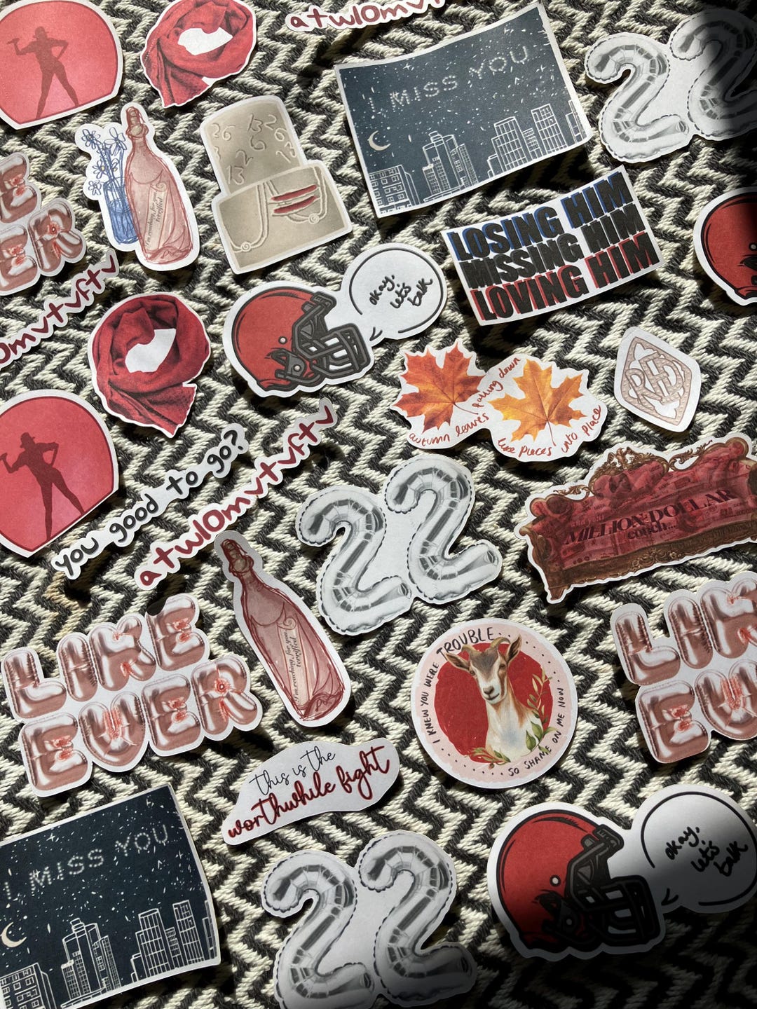 Red Order Sticker Red Sticker Collection - Etsy UK