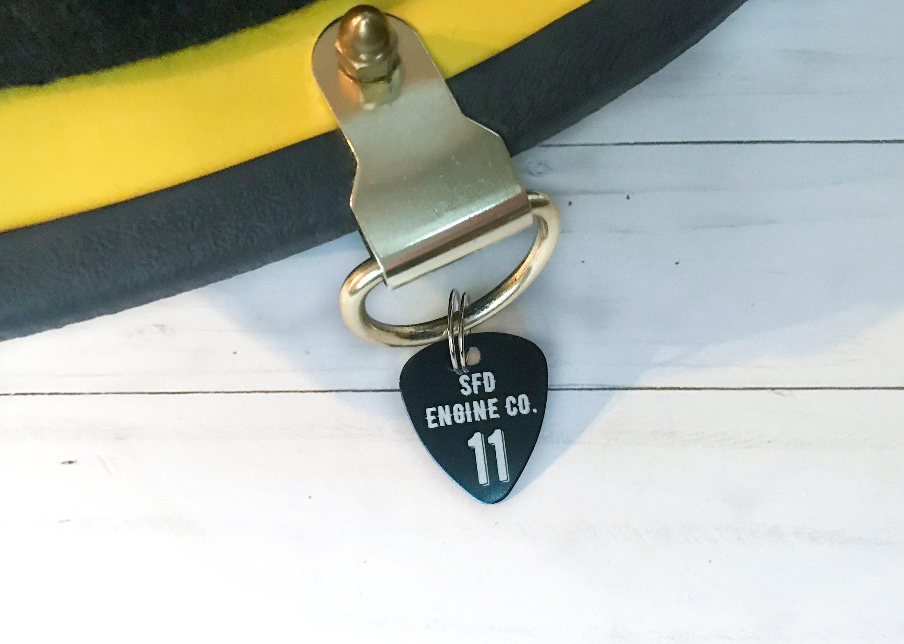 Personalized Fire Helmet Tag Firefighter Tag Personalized Etsy