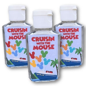 Disney Inspired Hand Sanitizer Sticker | Fish Extender gift | Travel Hand Sanitizer | DCL WDW | Disney Cruise Line Wish Magic Dream | Cruise