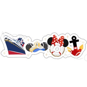 Disney Inspired Sticker | Disney Stickers | DCL WDW DCP | Disney Cruise Line Wish Magic Dream | Gift | Laptop Sticker | Waterbottle