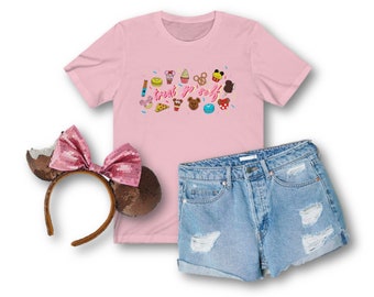 Camiseta disney snacks / camiseta Disney / camisa de comida en forma de Mickey / golosinas Disney / Treat Yo Self / Magic Kingdom Snacks / Mickey Waffle / Mickey