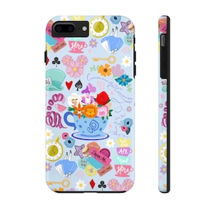 Disney-Inspired iPhone Case - Alice in Wonderland | Disney Phone Accessories | Gifts | Wonderland | Queen of Hearts | Looking Glass