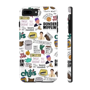The Office iPhone or Samsung Galaxy Phone Case | The Office Accessories | The Office TV Show Gifts | Bears Beets | Michael Scott | Dwight