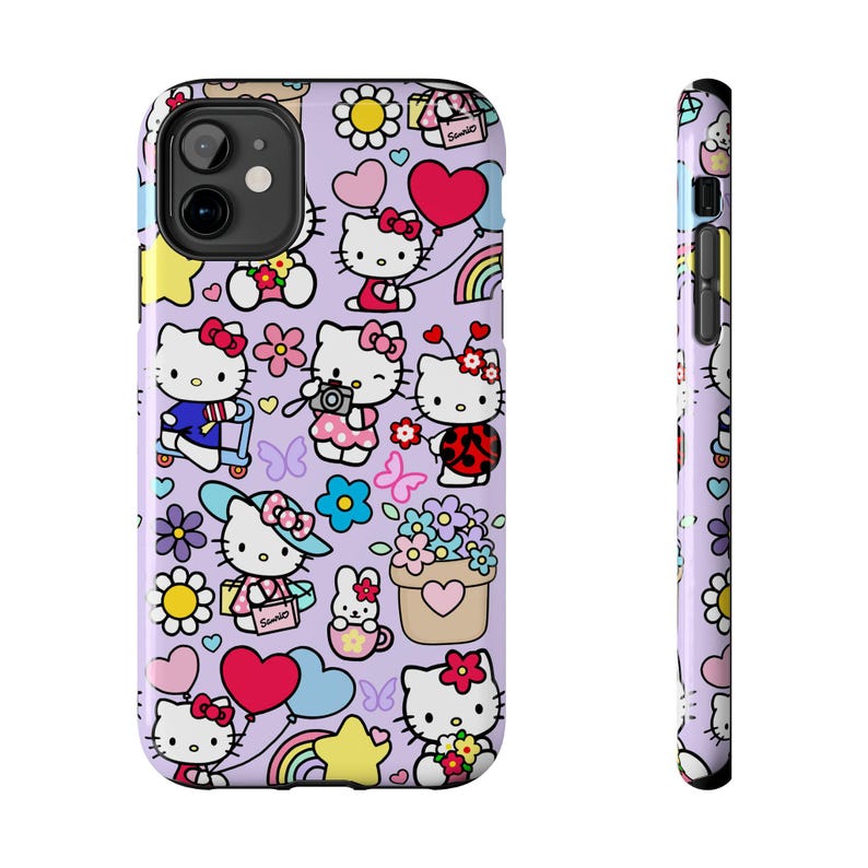 Cute Kitty iPhone Case | HK Phone Accessories | Hello Cat Gifts | Kawaii Kitty | Kitty and Friends | Cutie Girl | Cat Lover | Kitten | Japan image 4