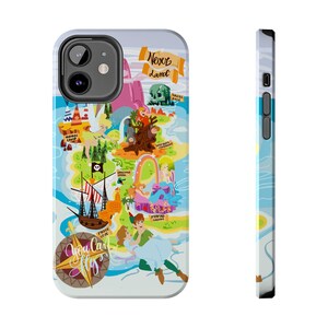 Disney Inspired iPhone Android Case - Neverland | Disney Phone Accessories | Disney Gifts | Peter Pan | Lost Boys | Wendy Darling | Hook image 3