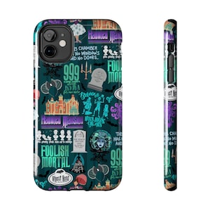 Disney-Inspired iPhone Case - Haunted Mansion | Disney Phone Accessories | Gifts | Foolish Mortal | Hitchhiking Ghosts | 999 Happy Haunts