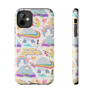 Disney inspiriert iPhone Hülle - Festival der Künste | Disney Handy Zubehör | Disney Geschenke | EPCOT FArts | Figment der Fantasie | Funke