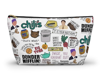 The Office Travel Toiletry Bag | Back to School Pencil Zip Pouch | Gifts | The Office TV Show Gifts | Bears Beets | Michael Scott | Dwight