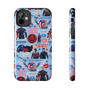 Disney Inspired iPhone Android Case - Captain America Bucky Sam | Disney Phone Accessories | Disney Gifts | Falcon & Winter Soldier