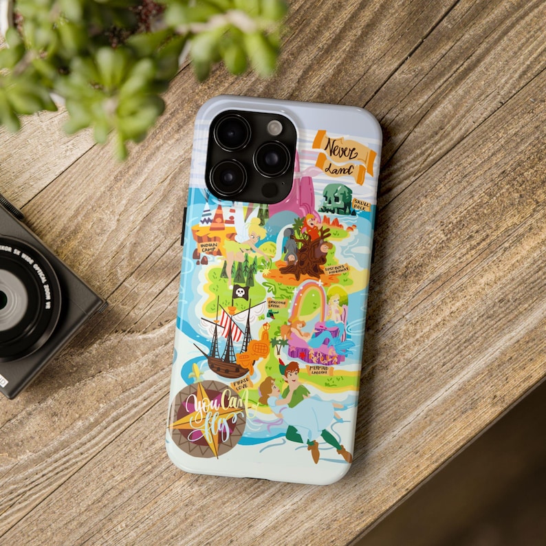 Disney Inspired iPhone Android Case - Neverland | Disney Phone Accessories | Disney Gifts | Peter Pan | Lost Boys | Wendy Darling | Hook image 6