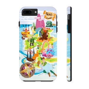 Disney Inspired iPhone Android Case - Neverland | Disney Phone Accessories | Disney Gifts | Peter Pan | Lost Boys | Wendy Darling | Hook image 2