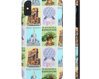 Disney-Inspired iPhone Case - Disney World Parks | Disney Phone Accessories | Gifts | Park Hopper | Epcot HollywoodStudios Animal Kingdom