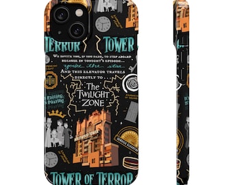 Disney-Inspired Phone Case - Tower of Terror | Phone Accessories | Gifts | Hollywood Studios | Twilight Zone | Mickeys Not Scary Halloween