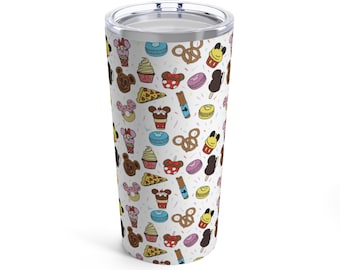 Von Disney inspirierter 20 oz Becher - Disney Snacks | Trinkgefäß Wasserbecher | Disney Geschenke | Dole Peitsche | Micky Form | Micky Waffel | Feinschmecker
