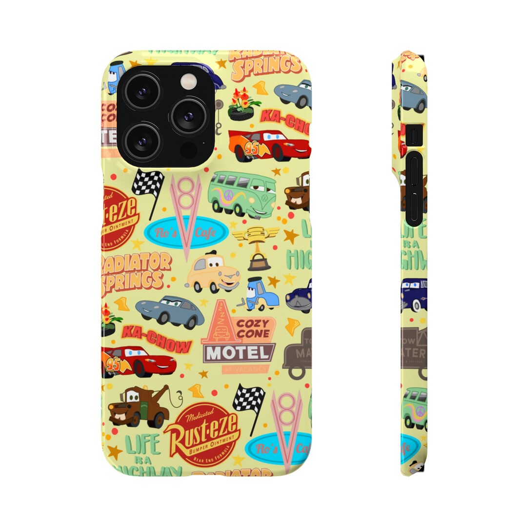 Disney Inspired iPhone Android Case Cars Land Disney Phone Accessories