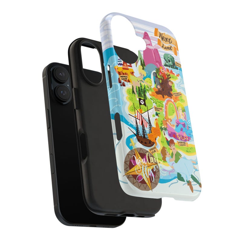 Disney Inspired iPhone Android Case - Neverland | Disney Phone Accessories | Disney Gifts | Peter Pan | Lost Boys | Wendy Darling | Hook image 5