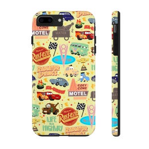 Disney Inspired iPhone Android Case - Cars Land | Disney Phone Accessories | Disney Gifts | Radiator Springs | Lightning Mcqueen