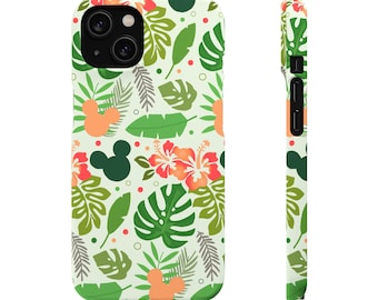 Disney-Inspired iPhone Case - Aulani | Disney Phone Accessories | Disney Gifts | Hawaiian | Tropical | Polynesian | Disney Monstera