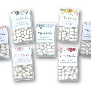 Mint to Be Wedding Stickers for Tic Tacs | Custom Wedding Sticker | Tic Tac Labels For Wedding Favors | Personalized Favors | Mints Candy