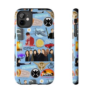Custodia per iPhone ispirata alla Disney - Agents of Shield / Accessori per telefoni Disney / Regali Disney / Marvel / Shield