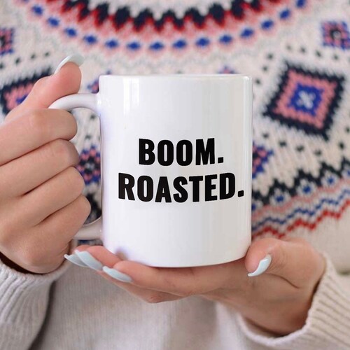 The Office Boom. Roasted. Coffee Mug - Etsy