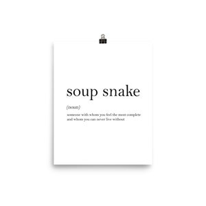 Definição de Michael Scott Soup Snake ** DOWNLOAD INSTANTÂNEO **