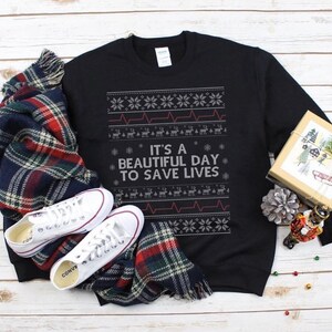 Anatomy ugly christmas sweater sale